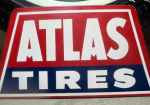 Atlas Tire Stand SST Sign and Tire