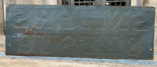 Snider’s Catsup SST Embossed Sign