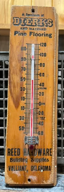 Dierks Pine Flooring Reed Hardware Oklahoma Wood Tube Thermoemter