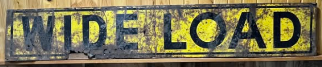 Wide Load and No Parking Single Sided Signs