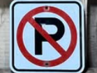 Wide Load and No Parking Single Sided Signs