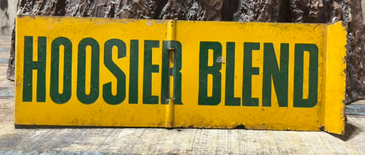 Hoosier Blend DST Spinner Sign