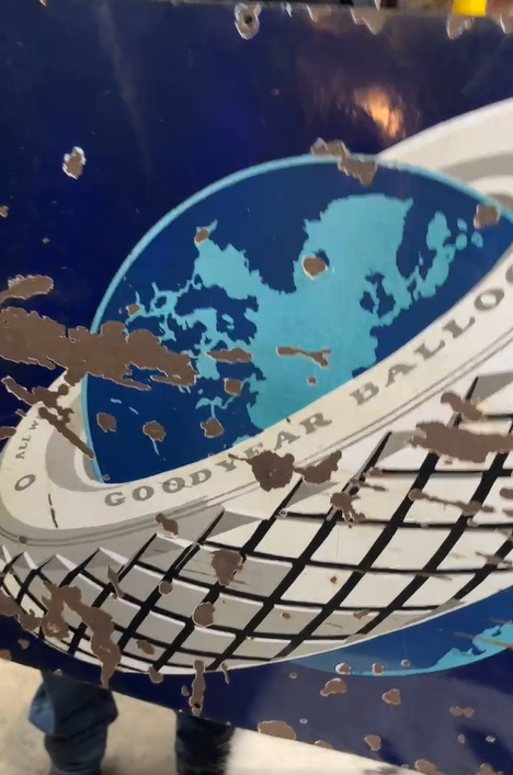 Good Year Service Station Good Wear SSP 6 Foot Sign