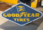 Good Year Tires with Flag DSP Sign