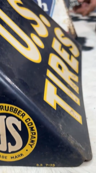 US Tires United States Rubber Company SST Tire Display Stand