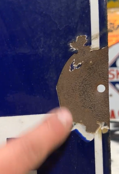 Atlantic Refining Company Automobile Gasoline SSP Sign