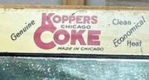 Koppers Coke Genuine Economical Heat Glass Mirror with Metal Frame
