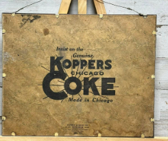 Koppers Coke Genuine Economical Heat Glass Mirror with Metal Frame