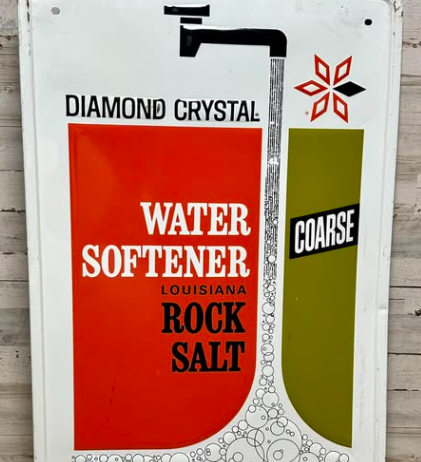 Diamond Crystal Water Softener SST Sign
