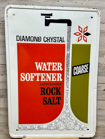 Diamond Crystal Water Softener SST Sign