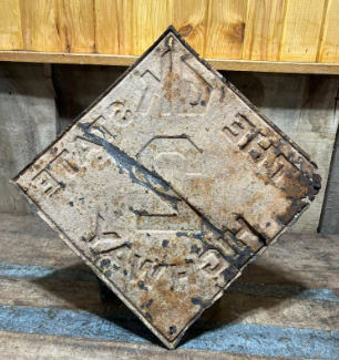 Oklahoma State Highway Number 2 SST Embossed Sign