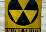 Reflective Fallout Shelter SST Sign