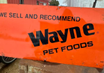 Wayne Pet Food SST Sign