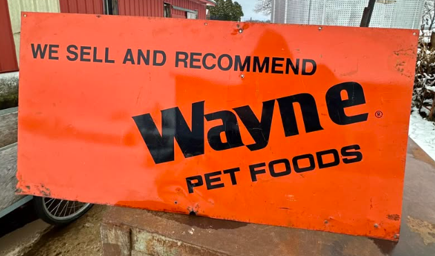 Wayne Pet Food SST Sign