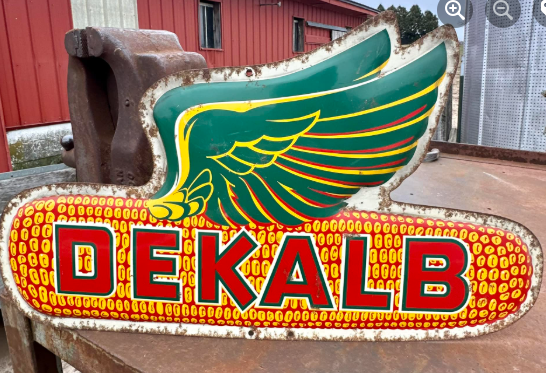Dekalb Hybrid Seed Corn SST Embossed Sign