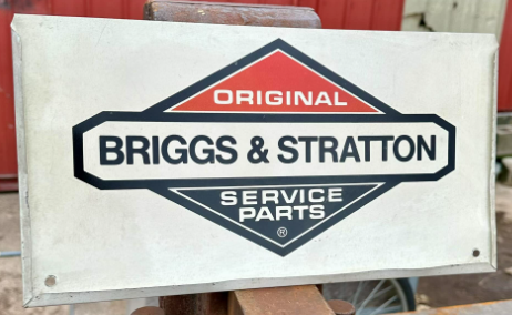 Briggs and Stratton Service Parts SST Sign