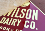 Wilson Dairy Pyramid of Quality SST Sign