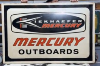 Mercury Outboards SST Back-to-Back Signs