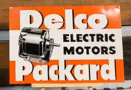 Delco Packard Electric Motors SST Sign