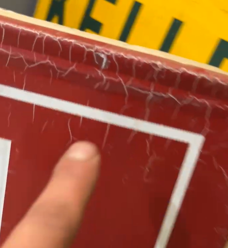 Kendall Motor Oil Embossed Aluminum Sign with Vinyl Privilege Panel