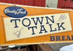 Country Fresh Town Talk Bread SST Embossed Sign