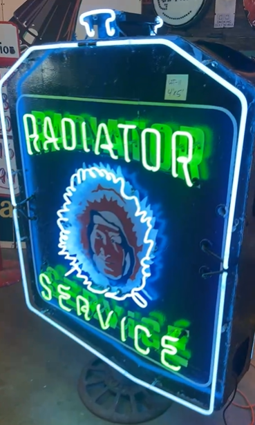 Radiator Service DST Repainted Neon Sign