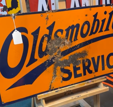 Oldsmobile Service DSP Sign