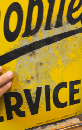 Oldsmobile Service DSP Flange Sign