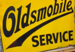 Oldsmobile Service DSP Flange Sign