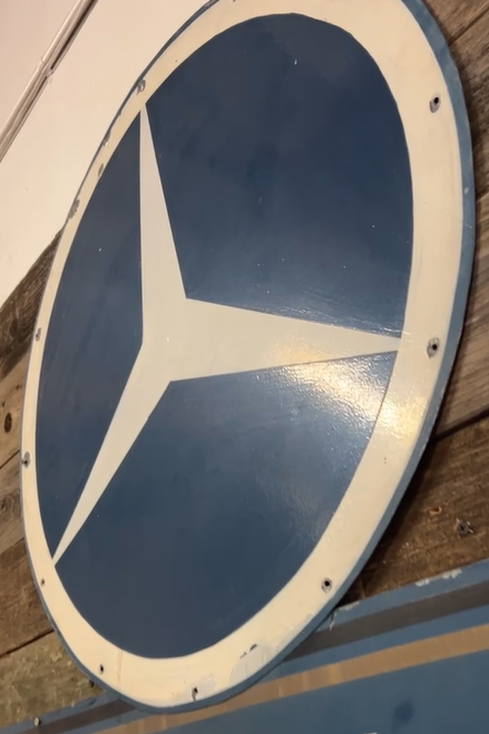 Mercedes Parts Department SST Die Cut Sign