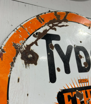 Tydol Gasoline with Ethyl DSP 30 Inch Sign