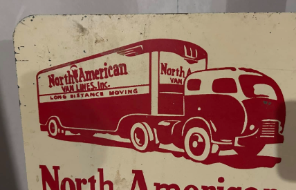 Oneonta Transfer & Storage North American Van Lines DST Sign