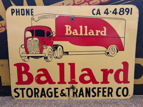 Ballard Storage and Transfer Company with Real Estate DST Sign