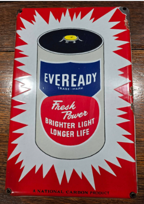 Eveready Fresh Power Longer Life Batteries SSP Sign