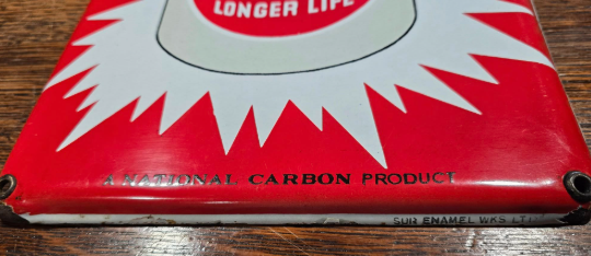 Eveready Fresh Power Longer Life Batteries SSP Sign