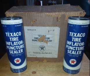 Texaco Tire Inflator Puncture Sealer Case of 12 Cans