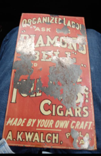 Diamond Bell Cigars SST Sign