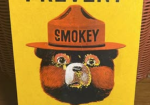 Prevent Forest Fires Smokey the Bear Fiberglass Sign