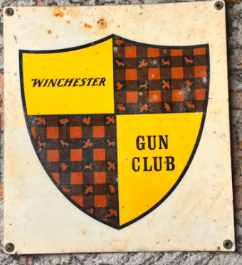 Winchester Gun Club Fiberglass Sign