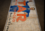 Star Chewing Tobacco Cloth Banner Sign