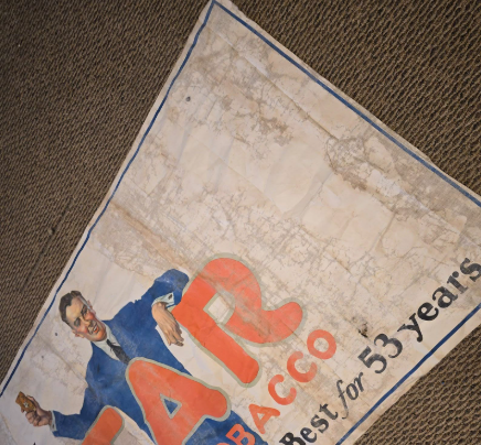 Star Chewing Tobacco Cloth Banner Sign