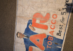 Star Chewing Tobacco Cloth Banner Sign