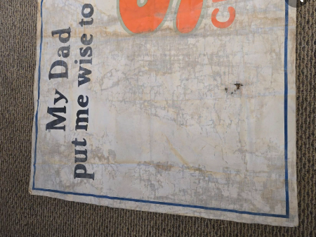 Star Chewing Tobacco Cloth Banner Sign