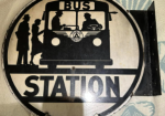 Bus Station Public Service DSP Flange Sign