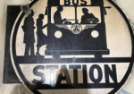 Bus Station Public Service DSP Flange Sign
