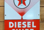 Texaco Diesel Chief White T SSP Pump Plate