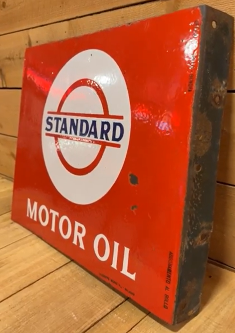 Standard Motor Oil DSP Foreign Flange Sign