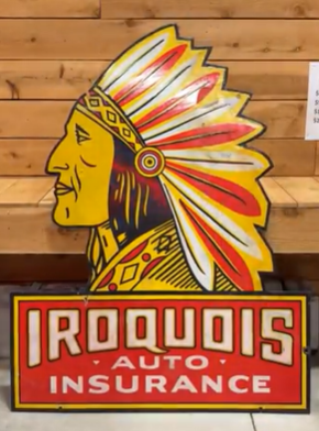 Iroquois Auto Insurance Die-Cut DSP Sign