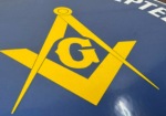 Free and Accepted Masons Square and Compass SSP 18 Inch Sign