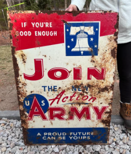 Join The New Action Army DST Sign